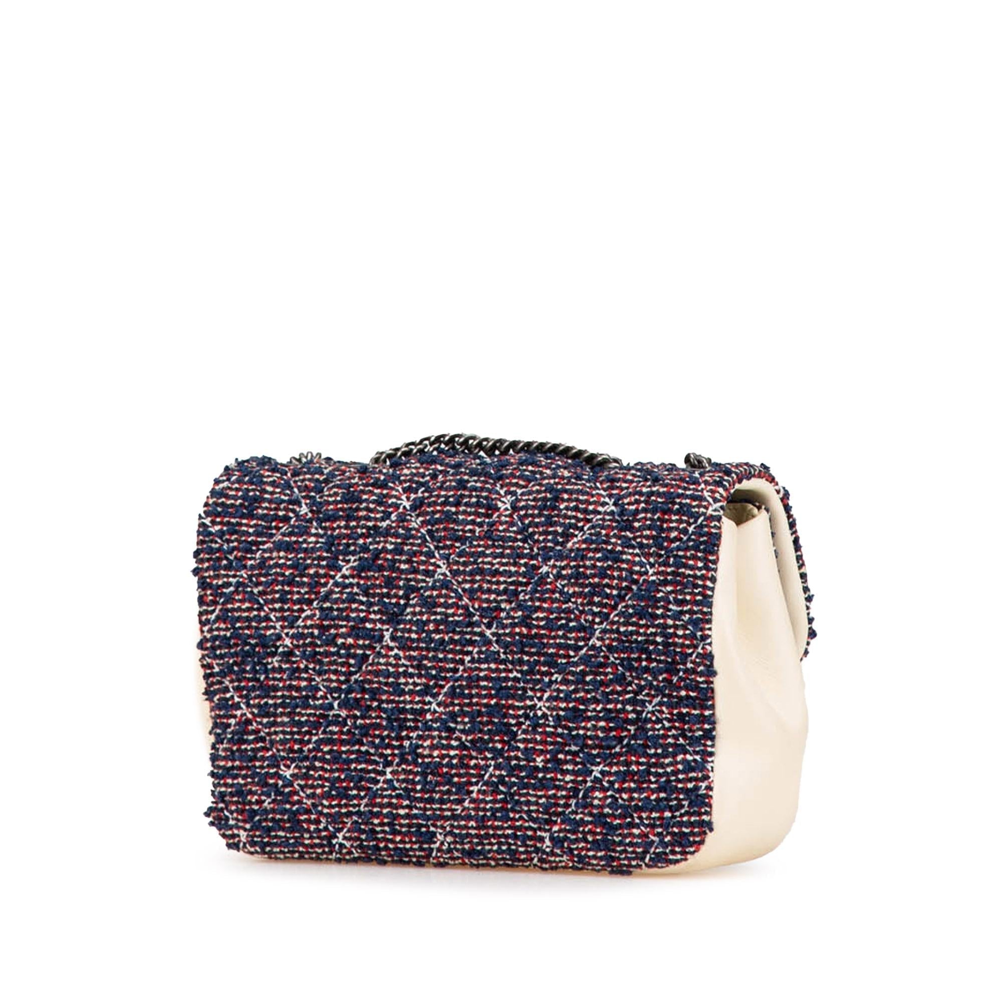 Chanel Mini Rectangular Tweed Single Flap Shoulder Bag - Product Image 2