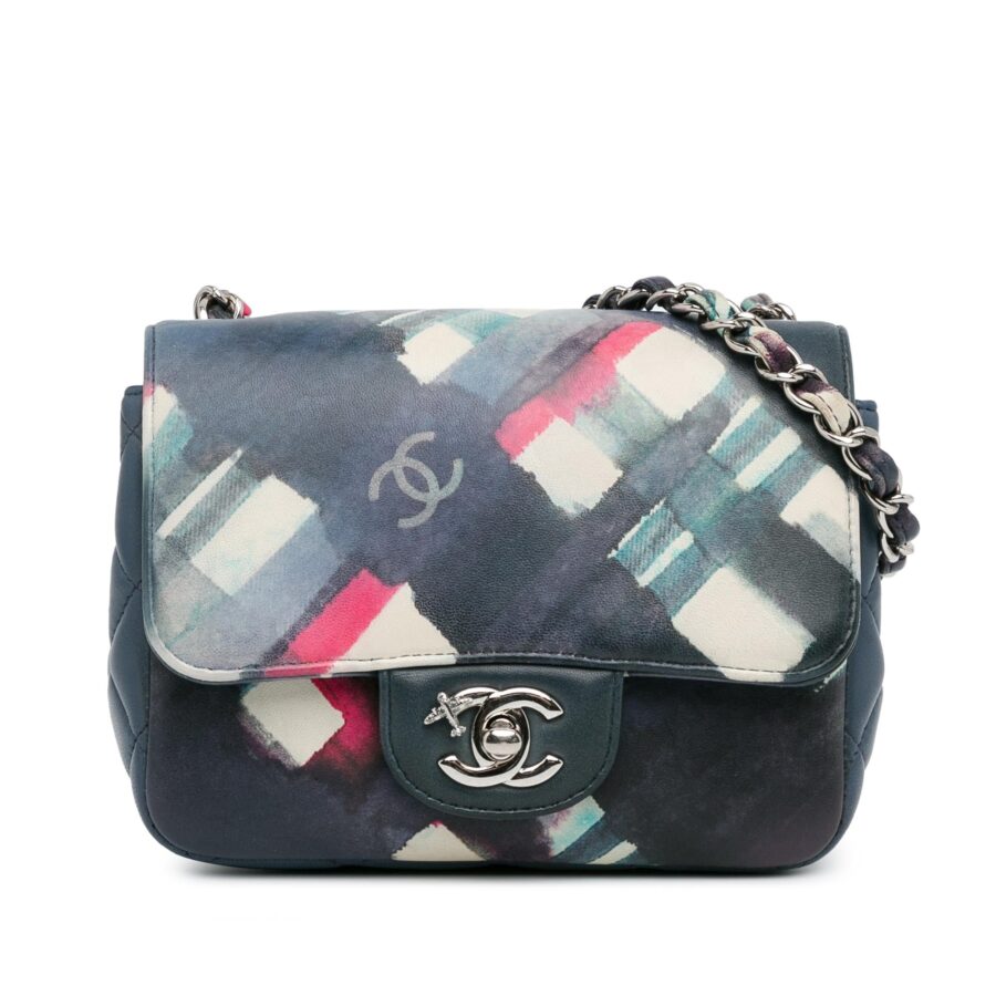 Chanel Mini Square Classic Calfskin Airline Flap | Studio Nafay