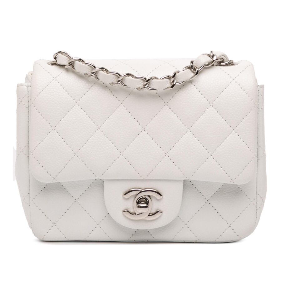 Chanel Mini Square Classic Caviar Single Flap | Studio Nafay