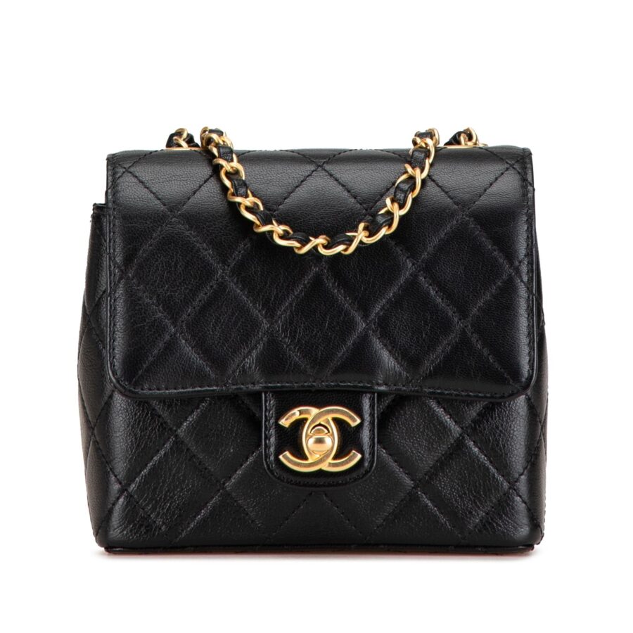 Chanel Mini Square Classic Goatskin Retro Flap | Studio Nafay