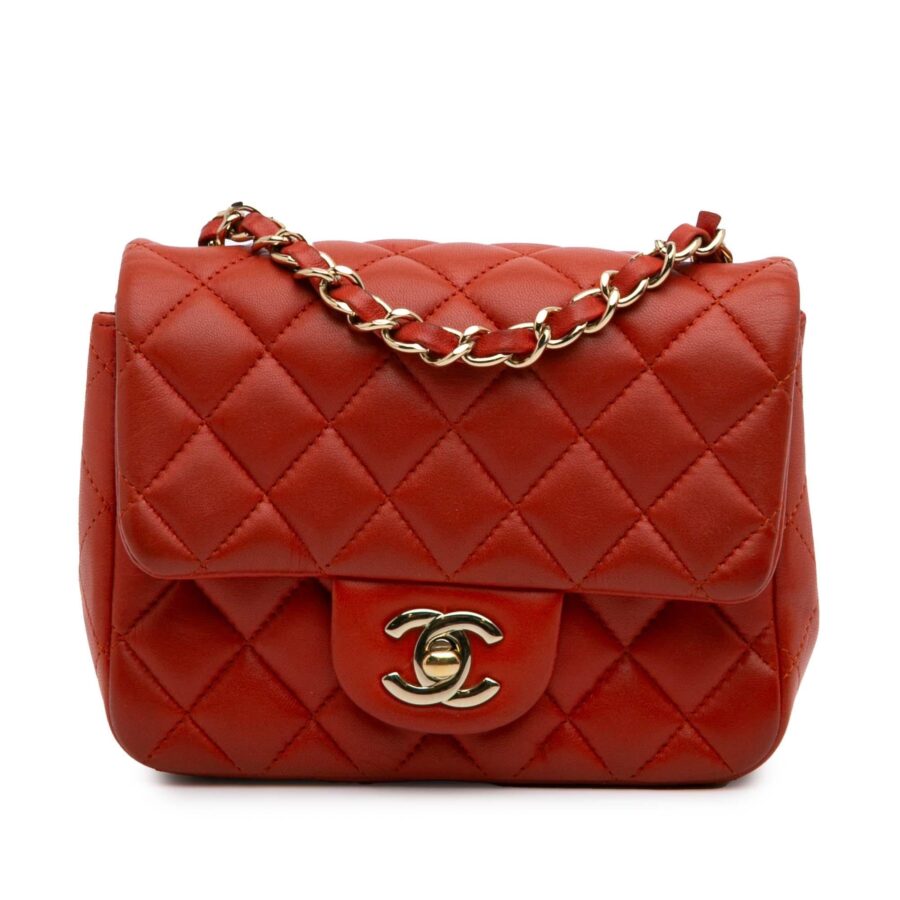 Chanel Mini Square Classic Lambskin Single Flap | Studio Nafay