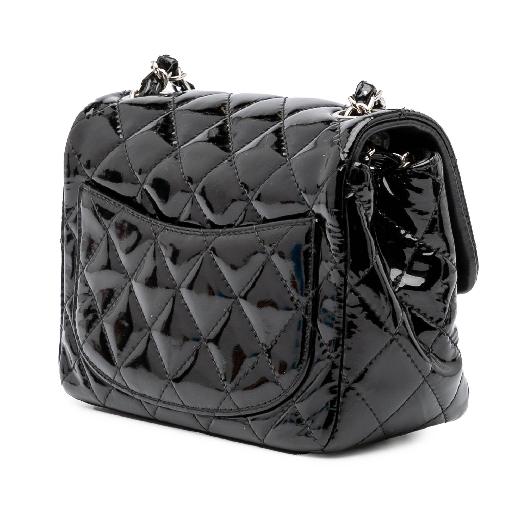Chanel Mini Square Classic Patent Single Flap - Product Image 2