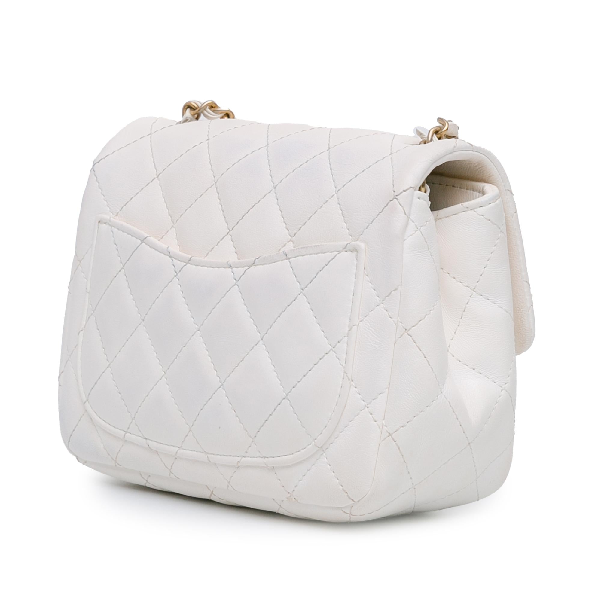 Chanel Mini Square Lambskin Romance Single Flap Crossbody
