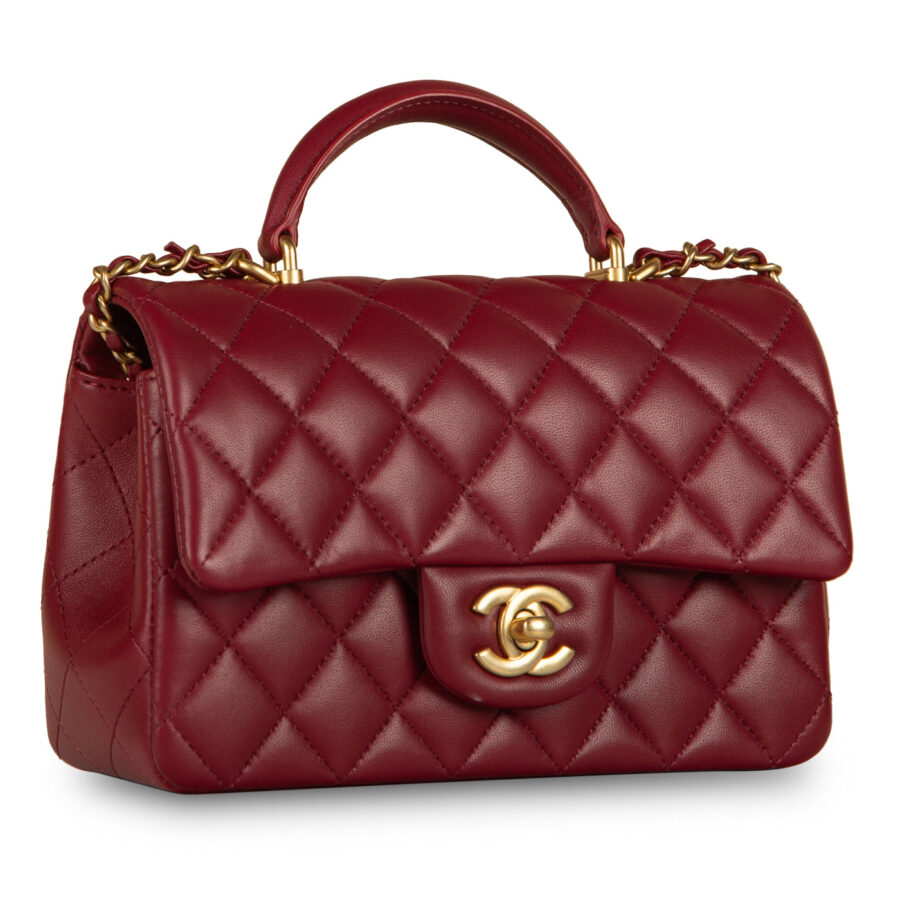 Classic Flap Bag - Mini Rectangular Top Handle | Studio Nafay