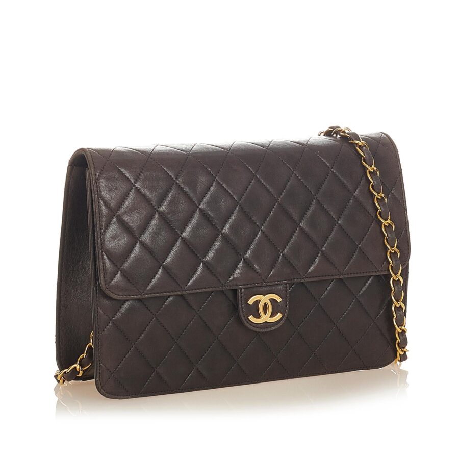Chanel Old Medium Lambskin CC Single Flap bag | Studio Nafay