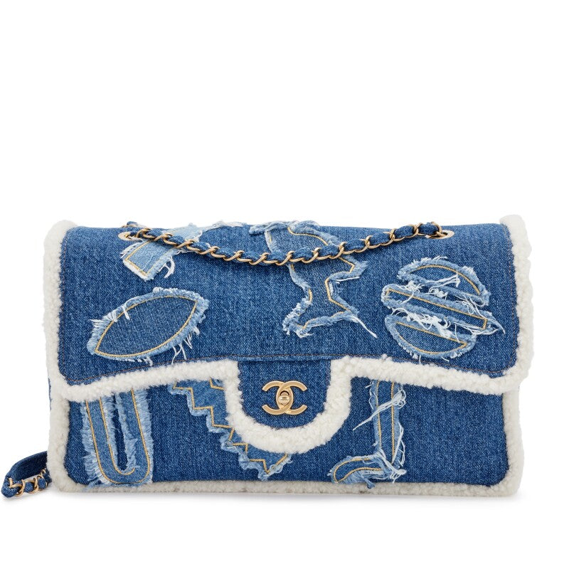 CHANEL -EGYPT HEIROGLYPH JUMBO FLAP BAG | Studio Nafay