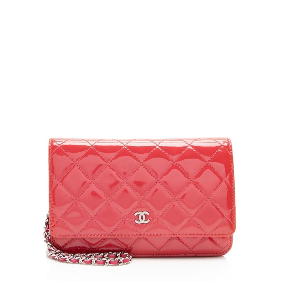 Chanel Patent Leather Classic Wallet on Chain Crossbody | Studio Nafay
