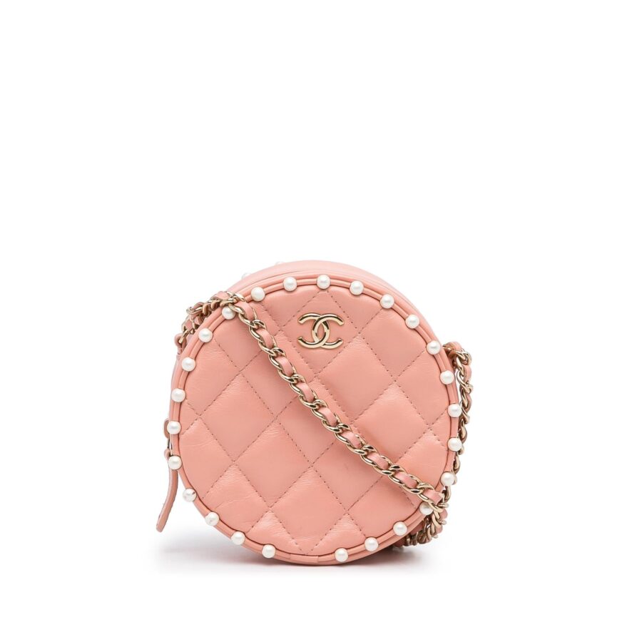 Chanel Pearl Round As Earth Crossbody Bag | Studio Nafay