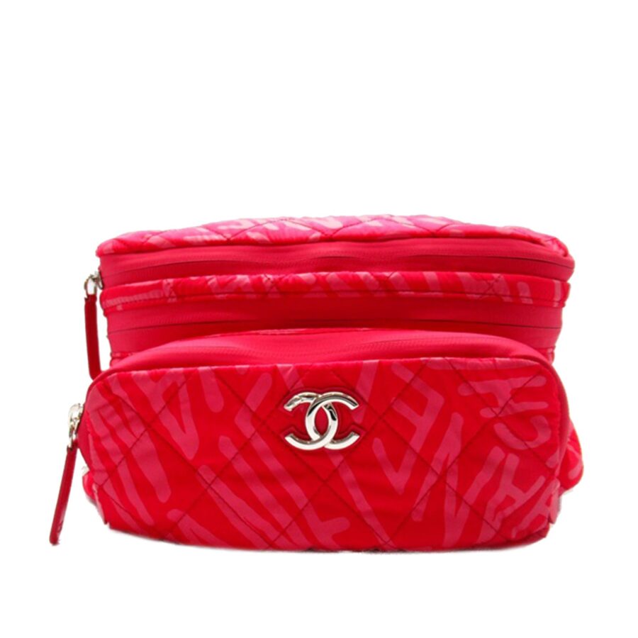 Chanel Printed Nylon Coco Neige Convertible Backpack | Studio Nafay