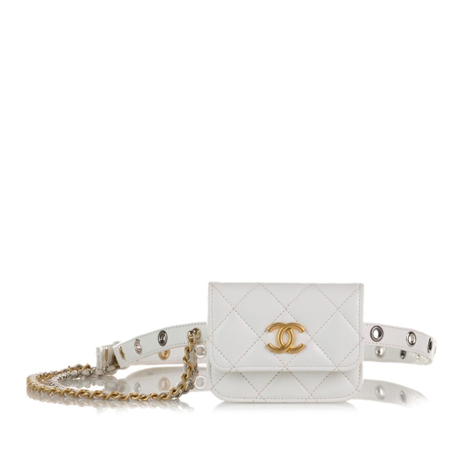 Chanel Punk Chain Leather Belt Bag | Studio Nafay
