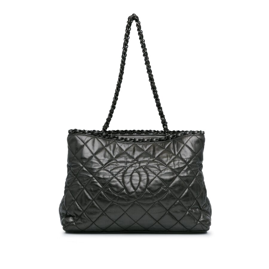 Chanel Quilted Aged Calfskin Chain Me Tote | Studio Nafay