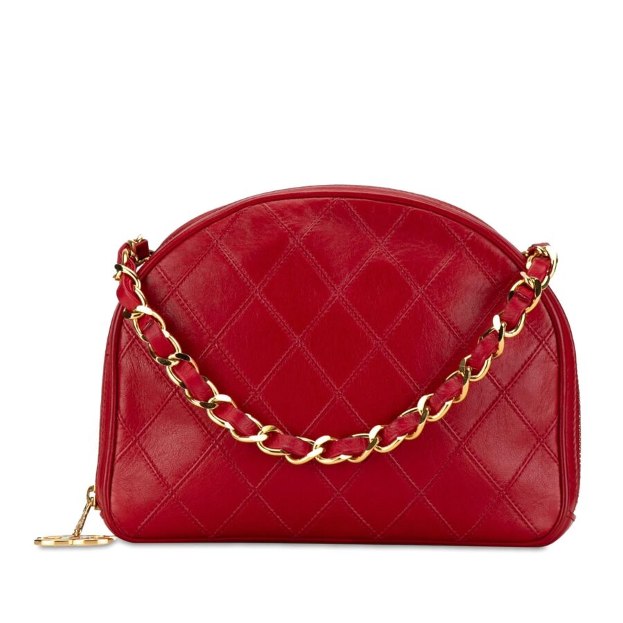 Chanel Quilted Calfskin Chain Handbag | Studio Nafay