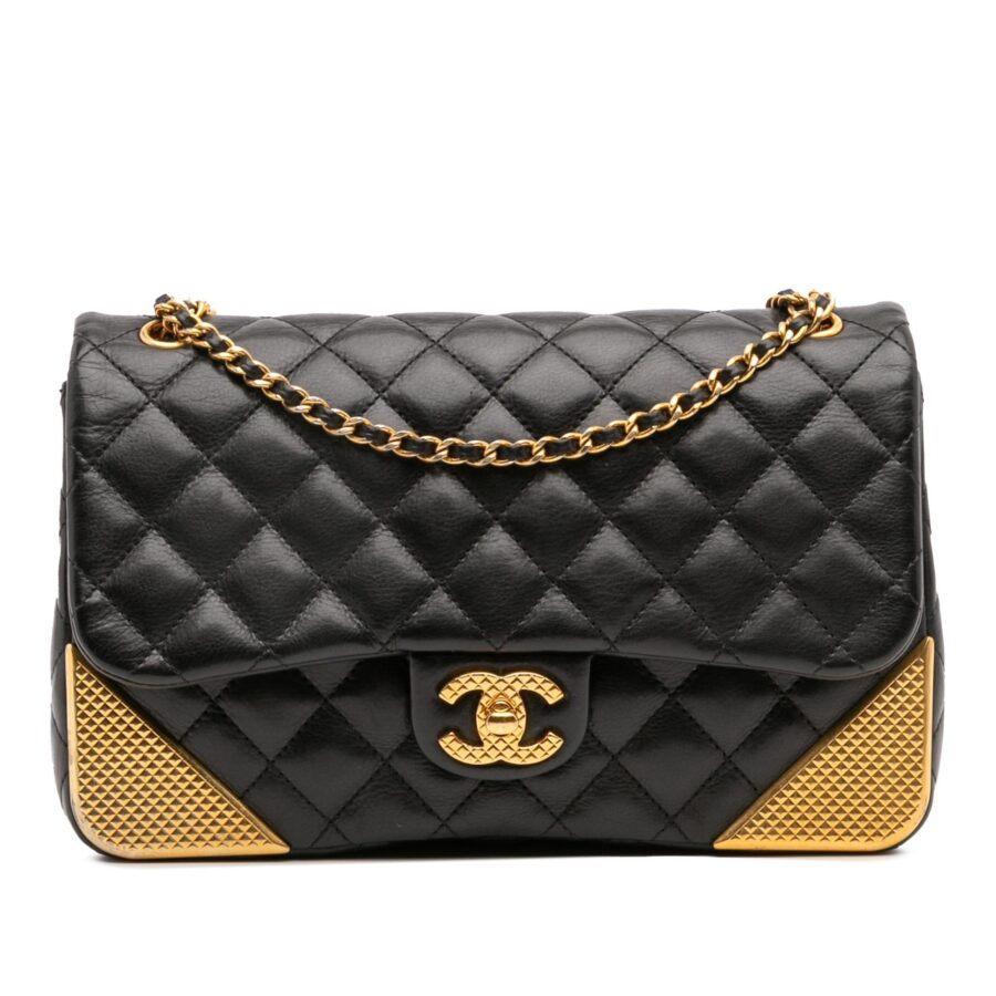 Chanel Quilted Calfskin Rock The Corner Flap | Studio Nafay