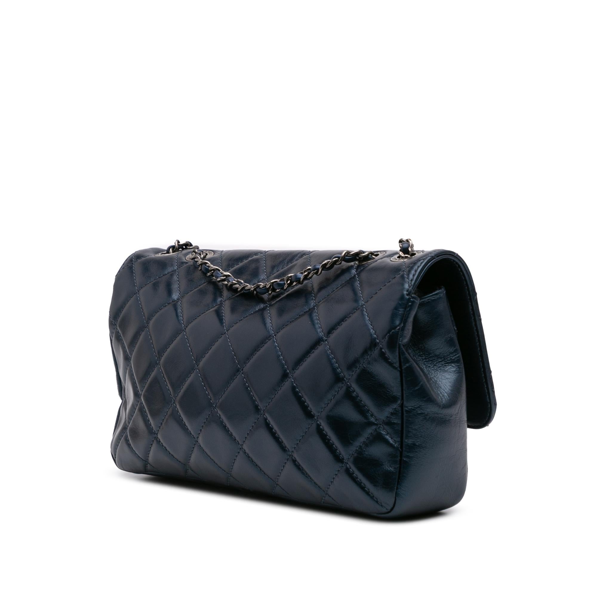 Chanel Quilted Glazed Calfskin Coco Pleats Flap - Product Image 2