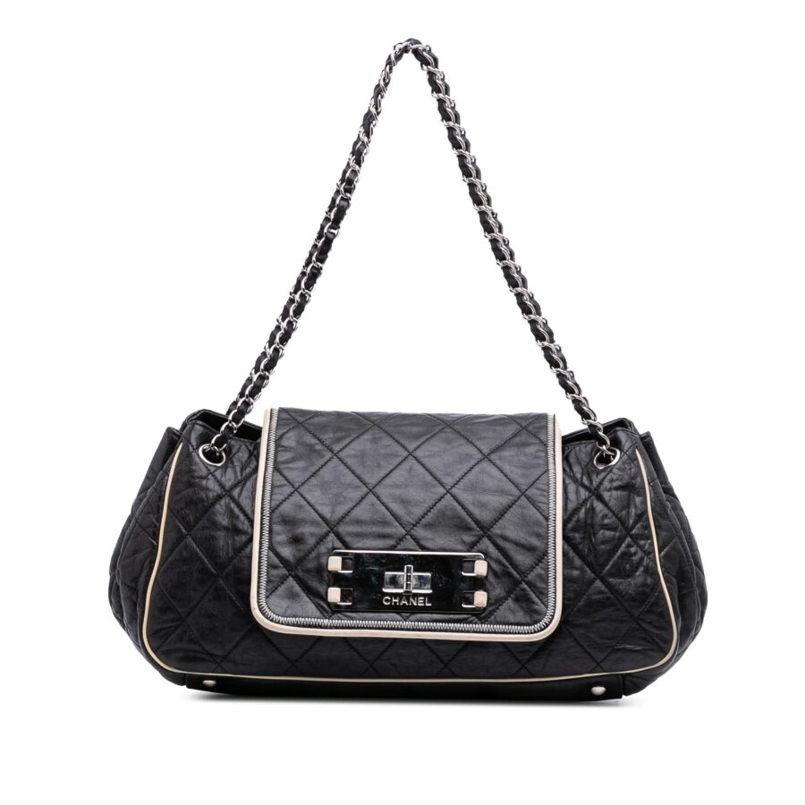 Chanel Quilted Lambskin East West Accordion Flap | Studio Nafay