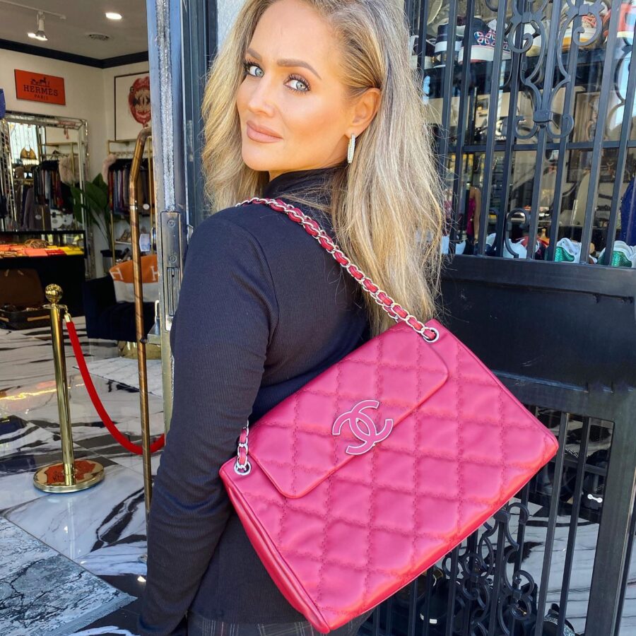 CHANEL CC QUILTED CALFSKIN LARGE FLAP BAG | Studio Nafay