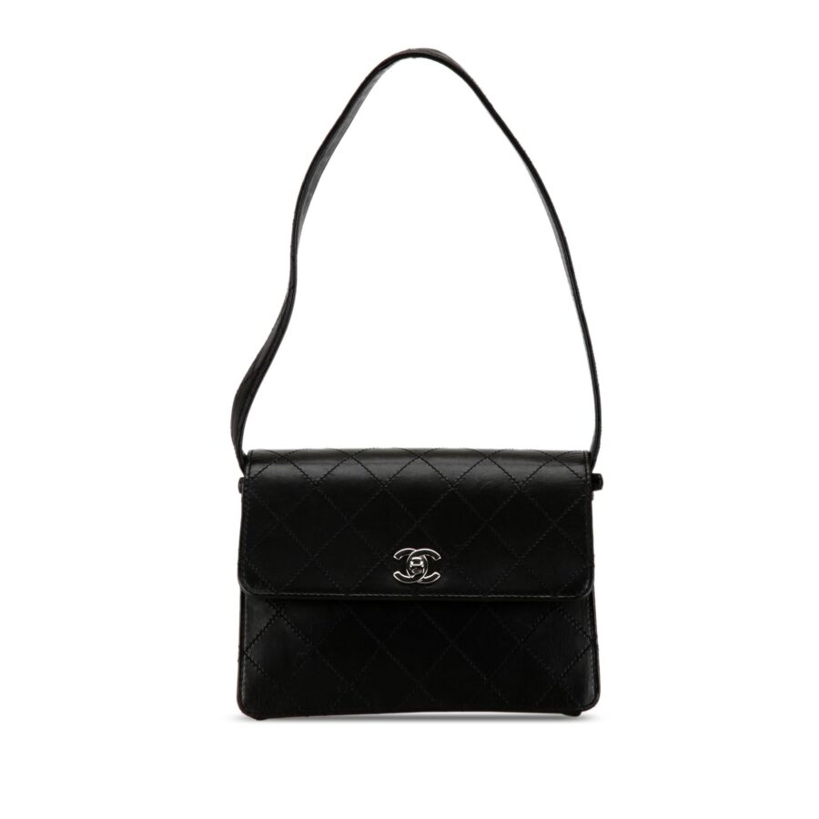 Chanel Quilted Lambskin Straight Flap Shoulder Bag | Studio Nafay