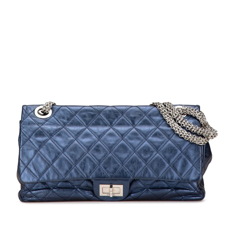 Chanel Reissue 2.55 Aged Metallic Calfskin Flap 226 Shoulder Bag | Studio Nafay