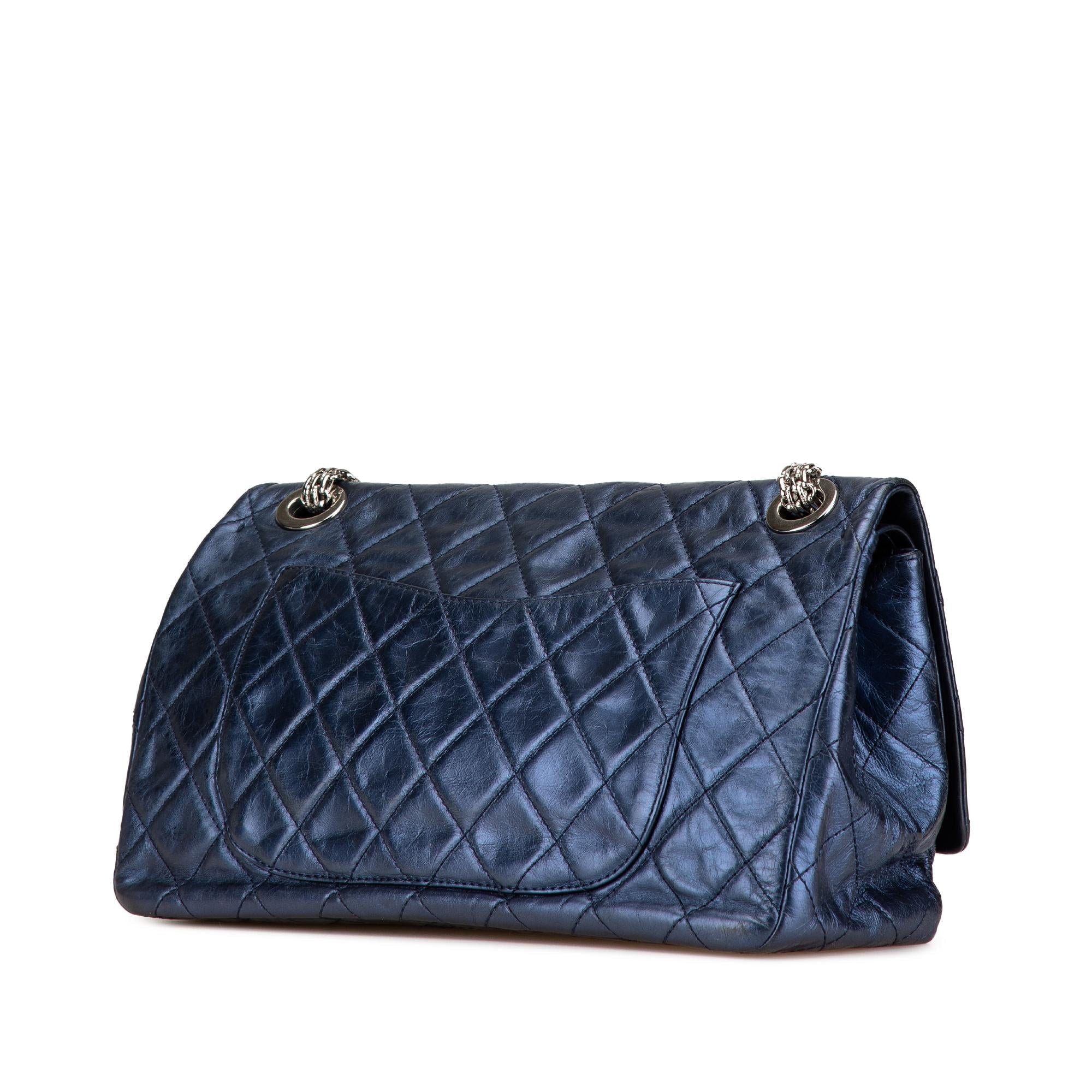 Chanel Reissue 2.55 Aged Metallic Calfskin Flap 226 Shoulder Bag