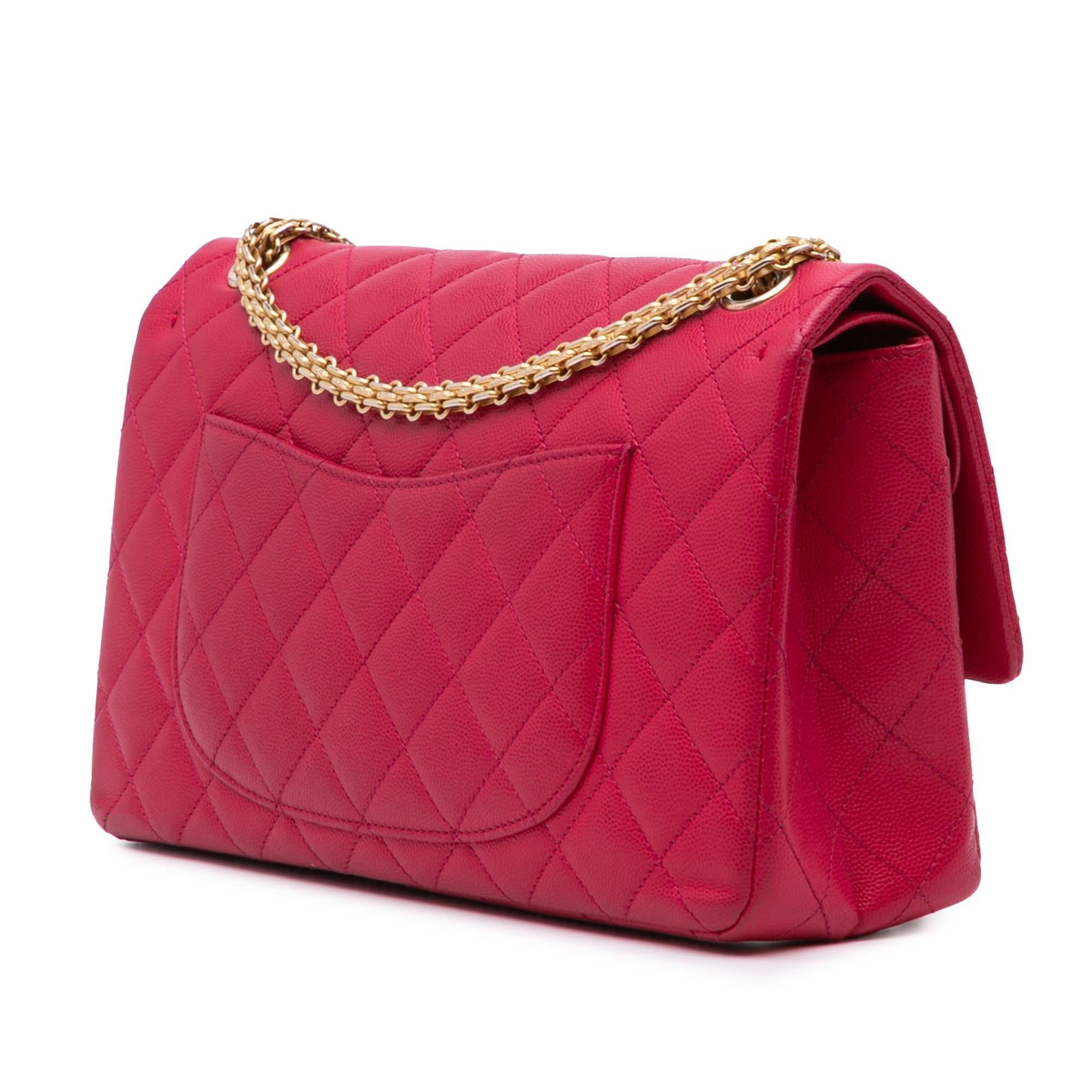Chanel Reissue 2.55 Quilted Caviar Double Flap 226 Shoulder Bag
