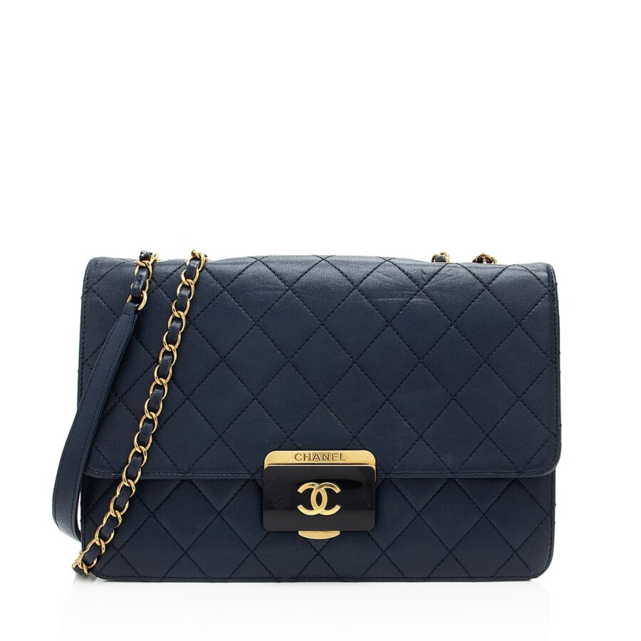 Chanel Sheepskin Beauty Lock Medium Flap Bag | Studio Nafay