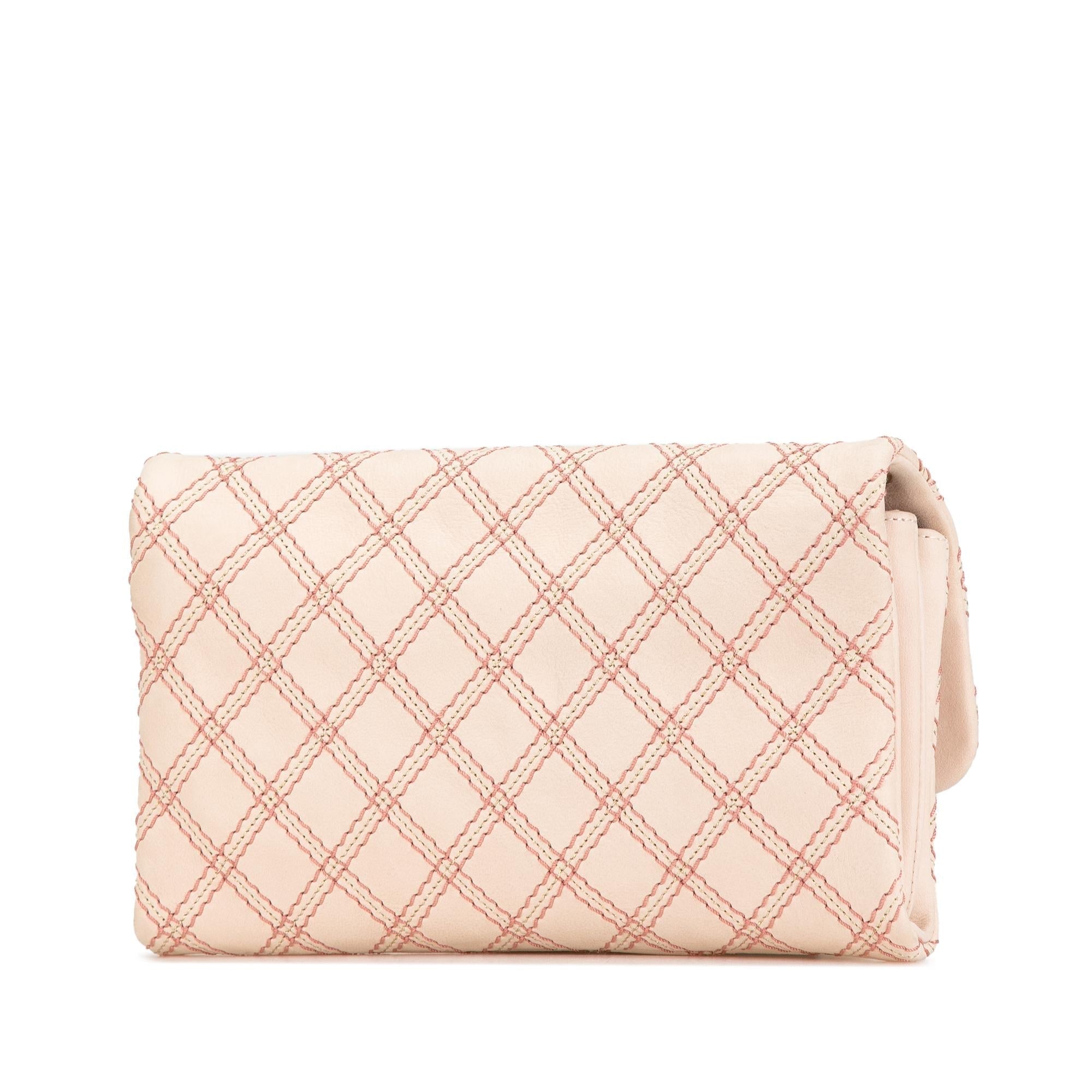 Chanel Small Calfskin Triple Stitched Flap Crossbody
