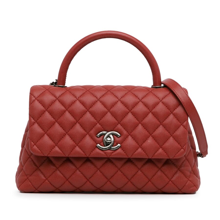 Chanel Small Caviar Coco Top Handle Bag | Studio Nafay
