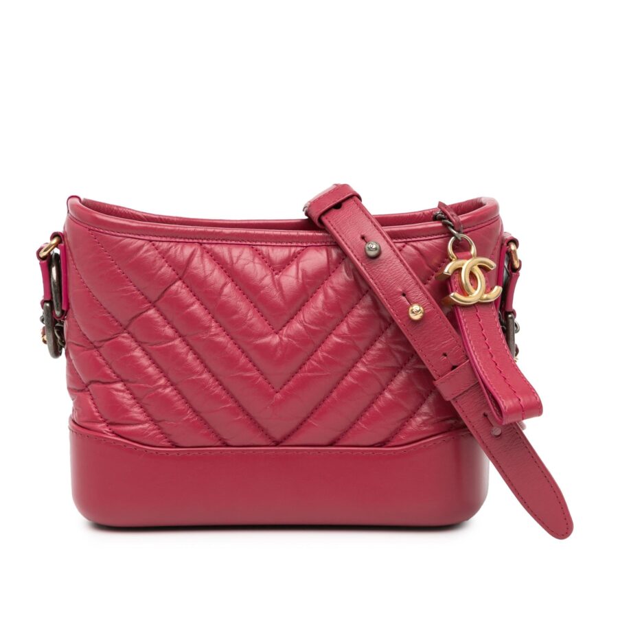 Chanel Small Chevron Aged Calfskin Gabrielle Crossbody | Studio Nafay