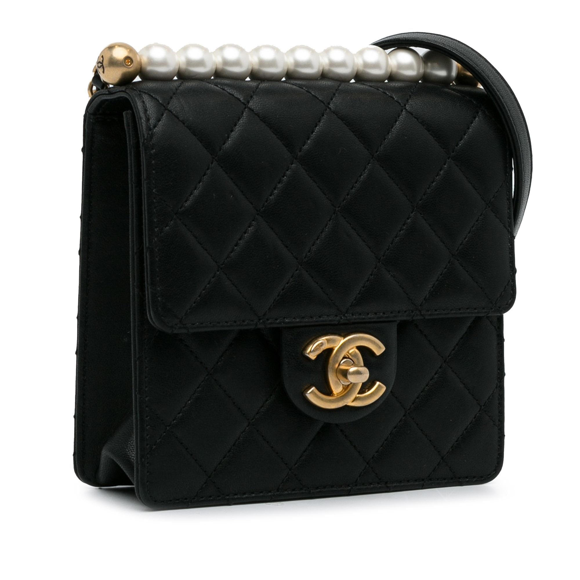 Chanel Small Chic Pearls Flap Crossbody