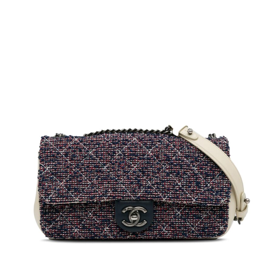Chanel Small Classic Tweed Flap Bag | Studio Nafay
