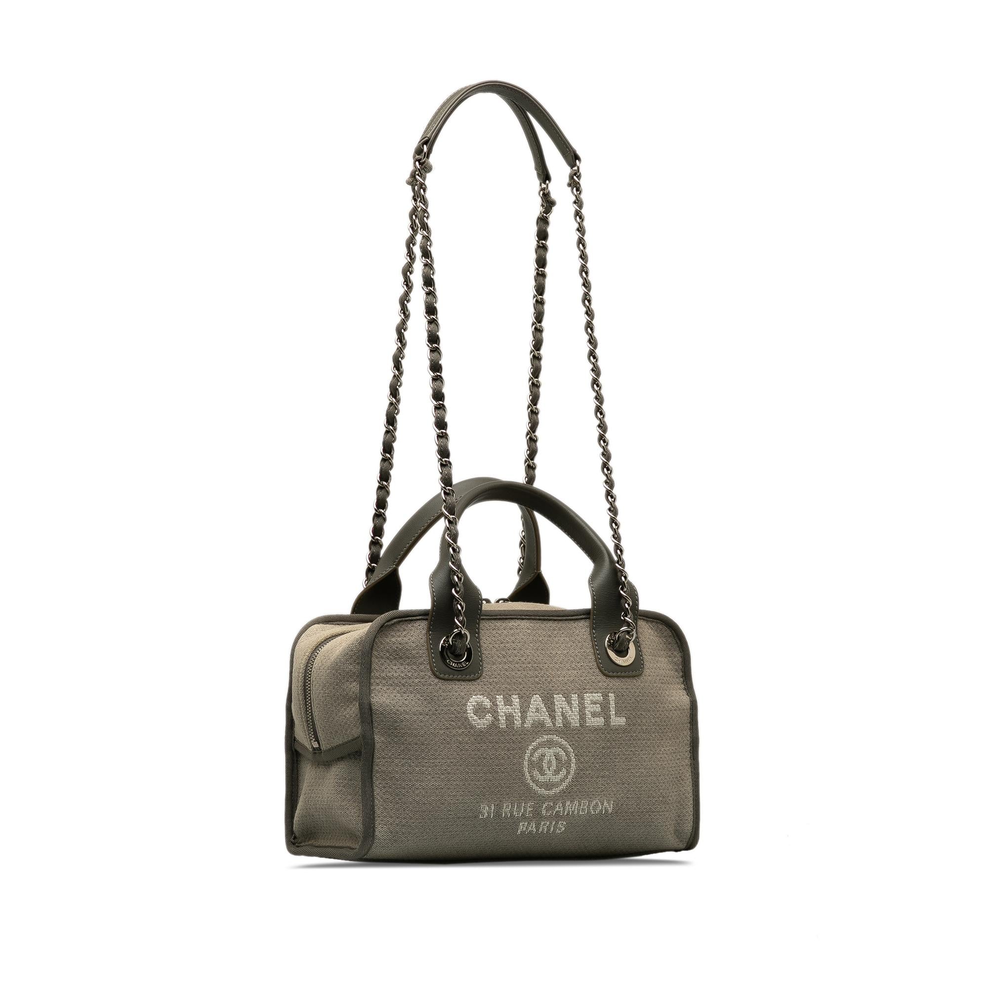 Chanel Small Deauville Bowling Satchel Handbag - Product Image 2
