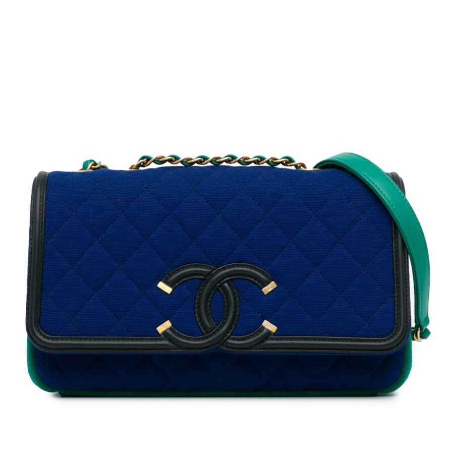 Chanel Small Jersey CC Filigree Flap Crossbody | Studio Nafay