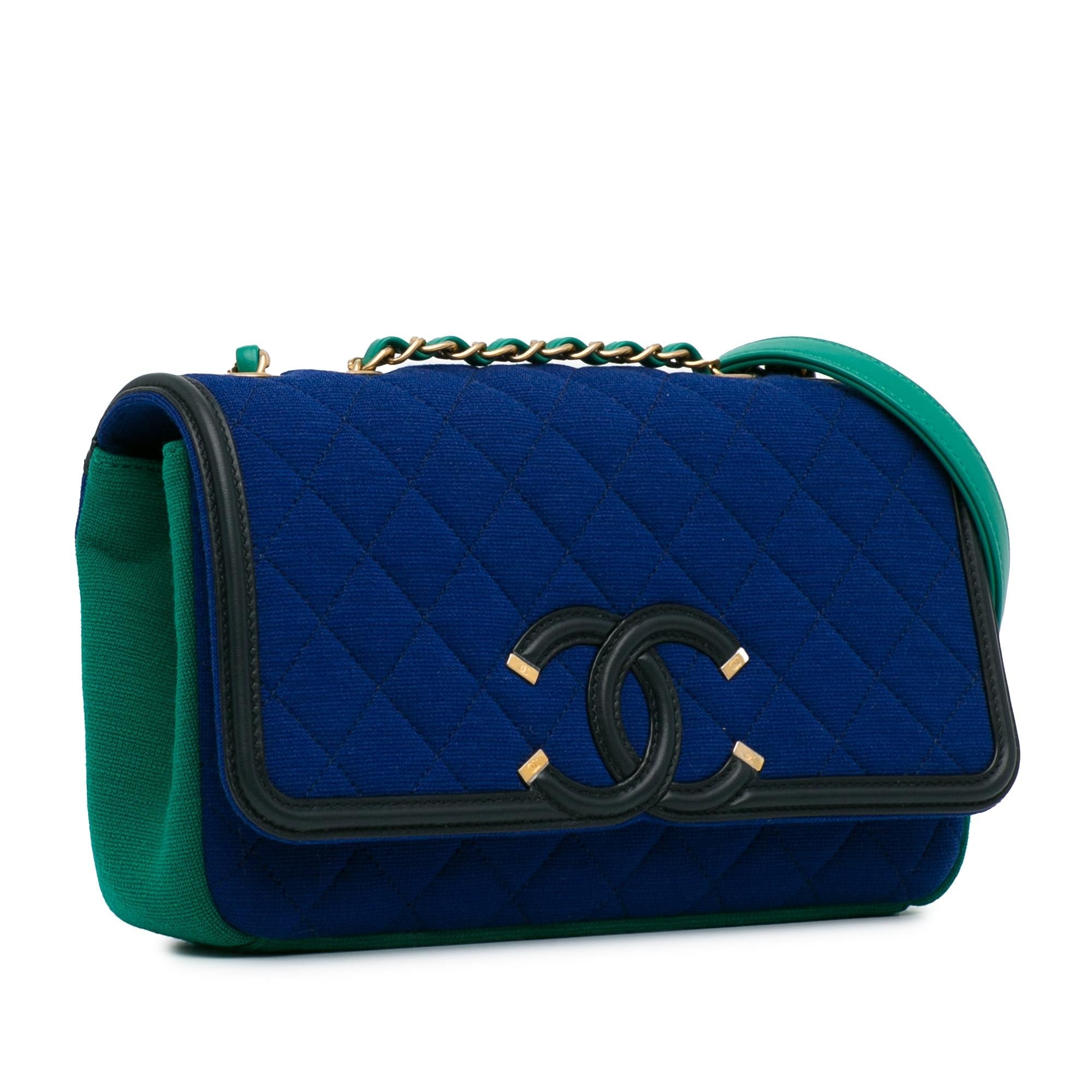 Chanel Small Jersey CC Filigree Flap Crossbody - Product Image 2