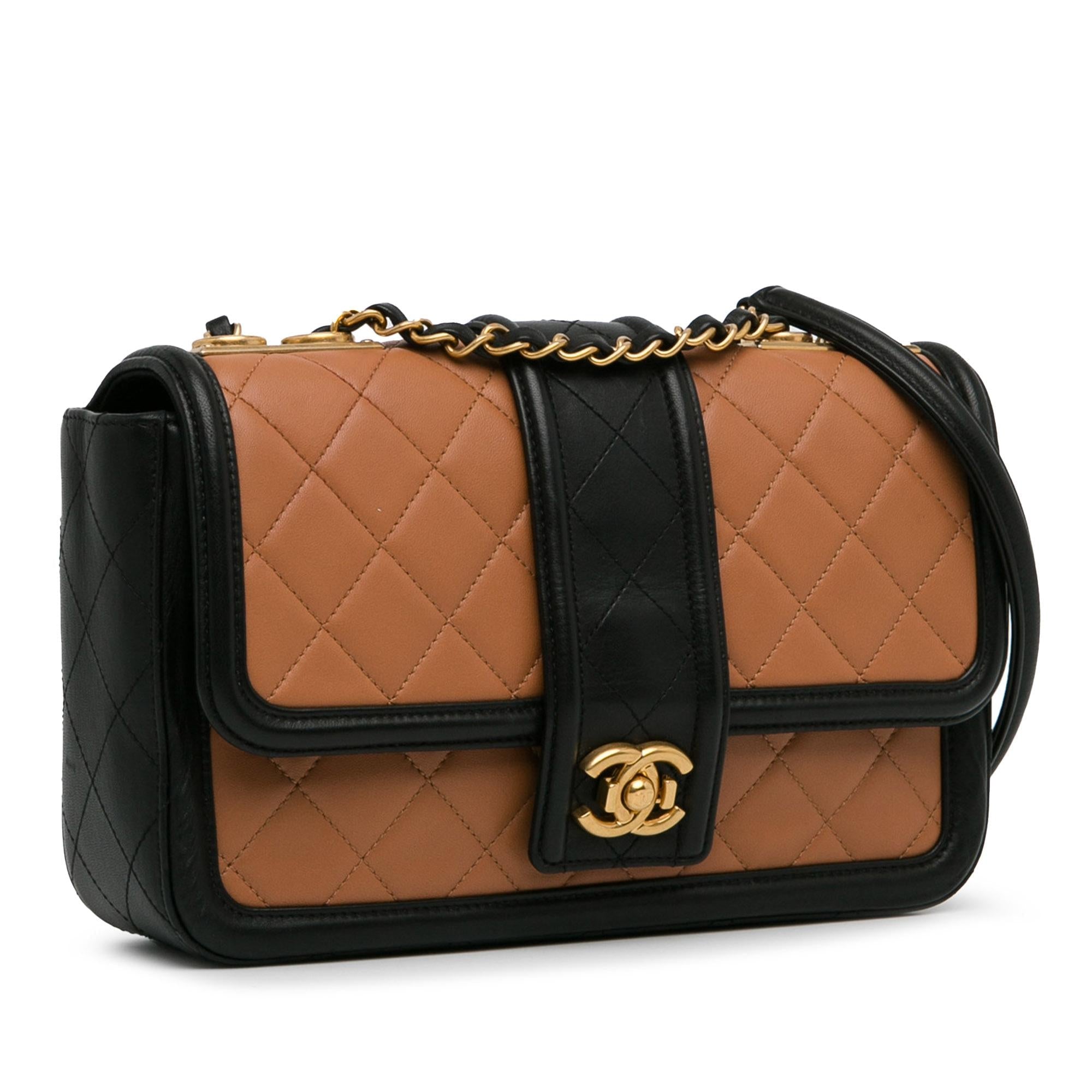 Chanel Small Lambskin Elegant CC Flap Crossbody