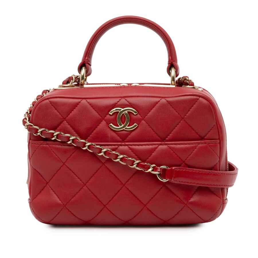 Chanel Small Lambskin Trendy CC Bowling Handbag | Studio Nafay