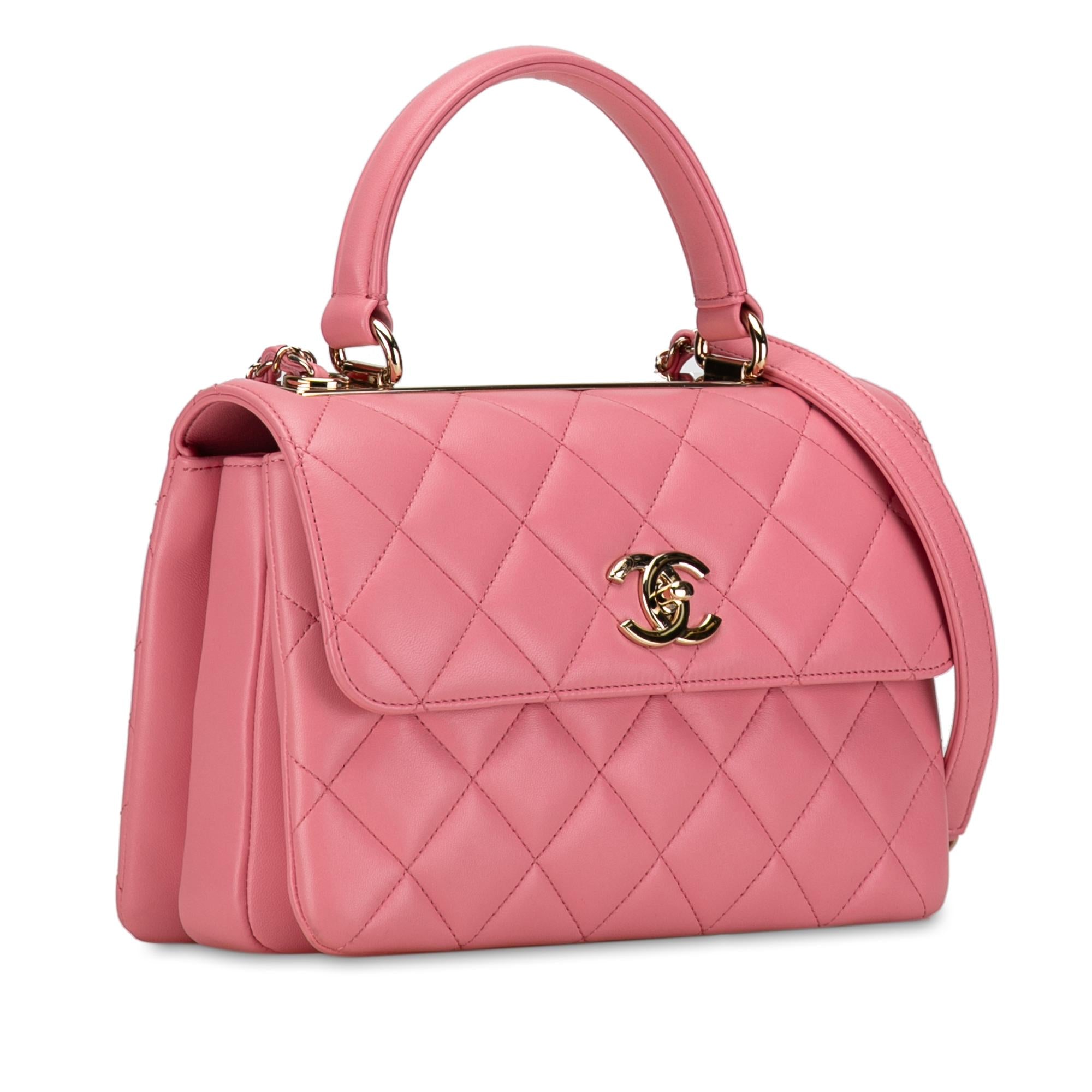 Chanel Small Lambskin Trendy CC Flap Shoulder Bag