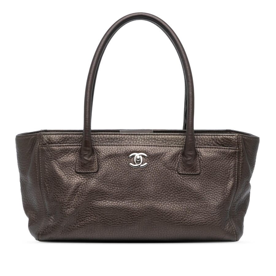 Chanel Small Metallic Calfskin Executive Cerf Tote | Studio Nafay