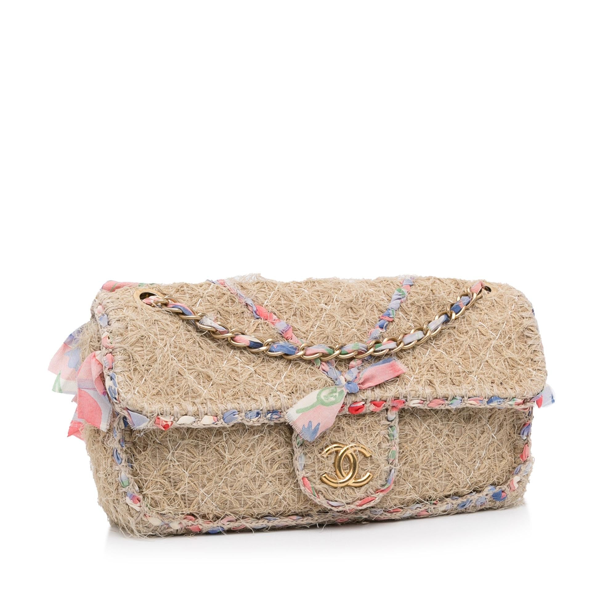 Chanel Small Multicolor Organic Flap Crossbody
