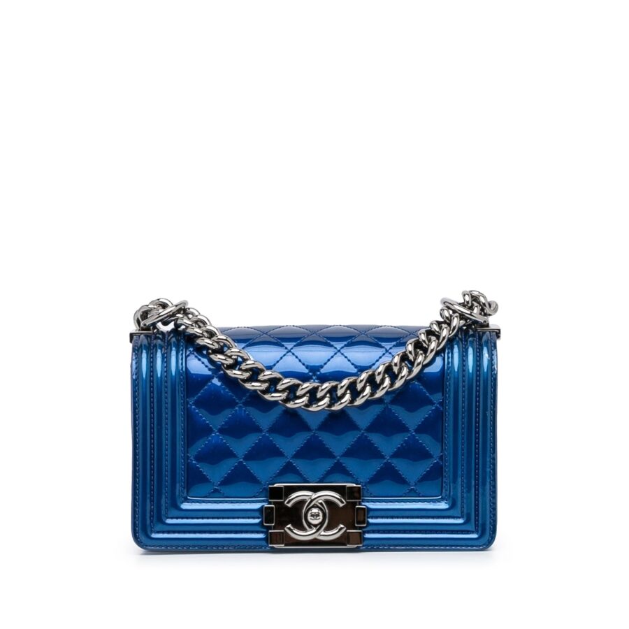 Chanel Small Patent Boy Crossbody Bag | Studio Nafay