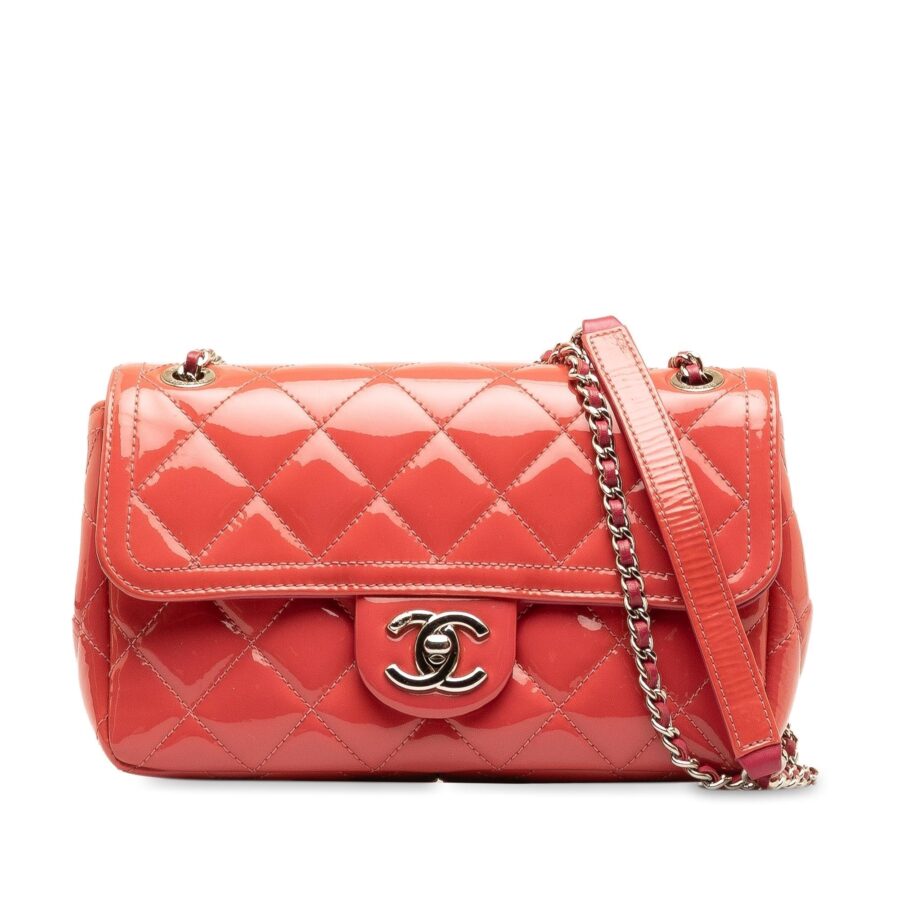 Chanel Small Patent Coco Shine Flap Shoulder Bag | Studio Nafay