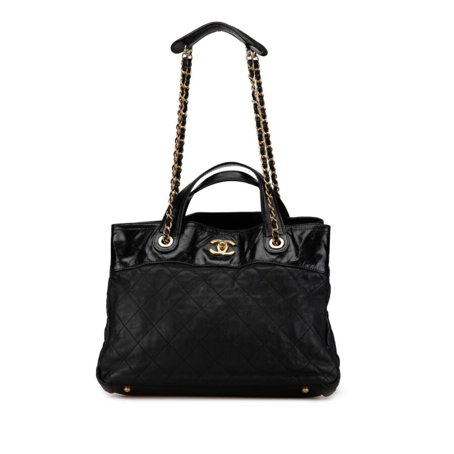 Chanel Small Quilted Calfskin In The Mix Satchel Handbag | Studio Nafay