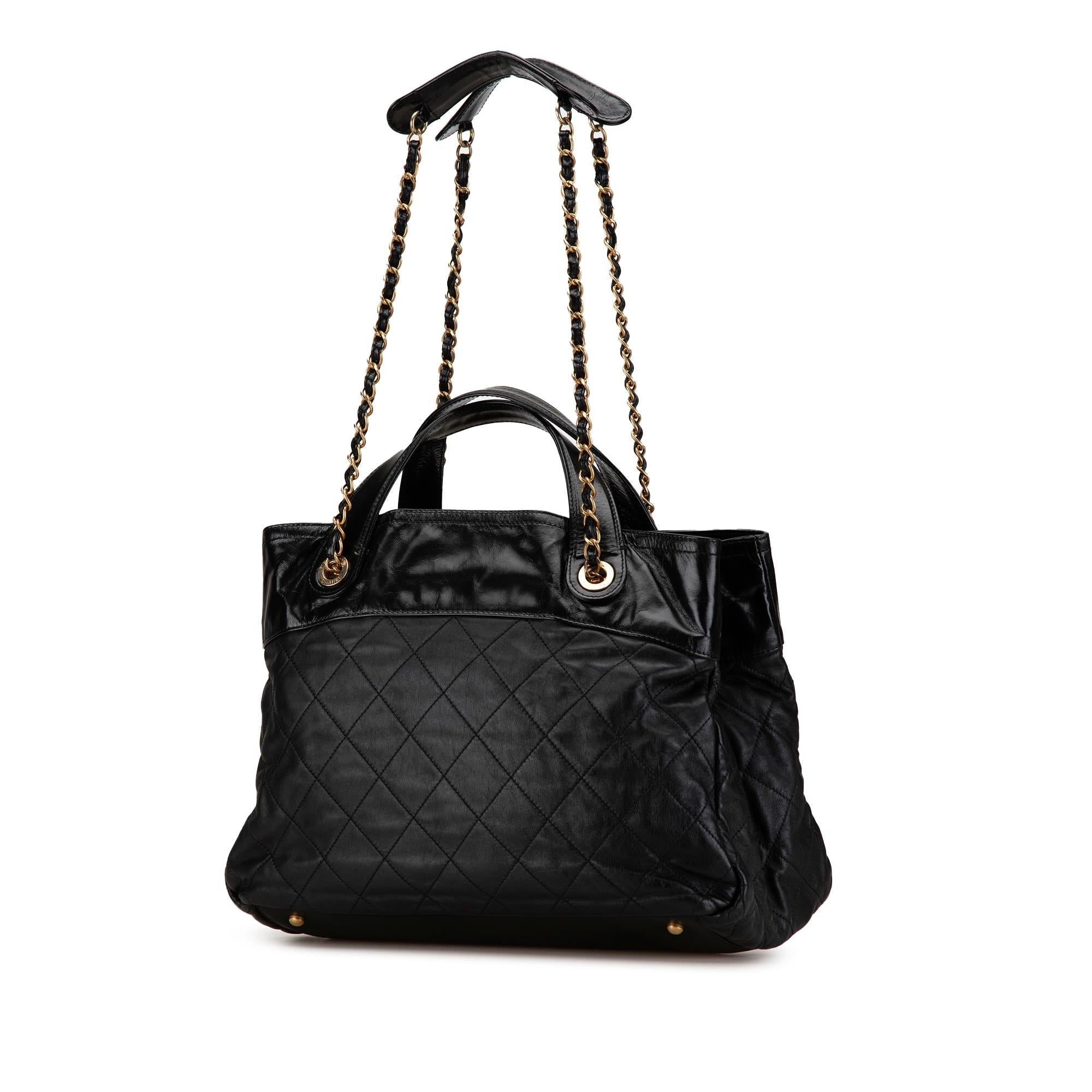 Chanel Small Quilted Calfskin In The Mix Satchel Handbag
