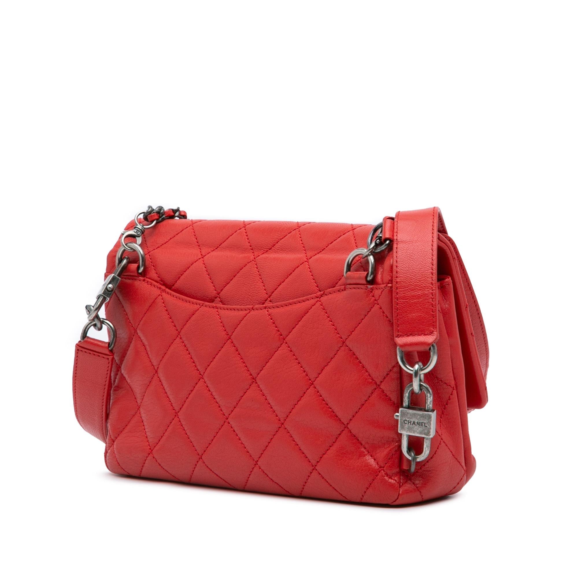 Chanel Small Quilted Goatskin Double Carry Waist Chain Flap Shoulder Bag - Product Image 2