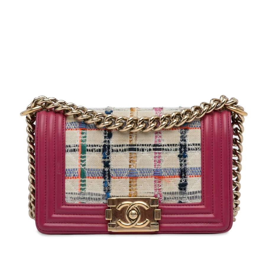 Chanel Small Tweed Boy Bag | Studio Nafay