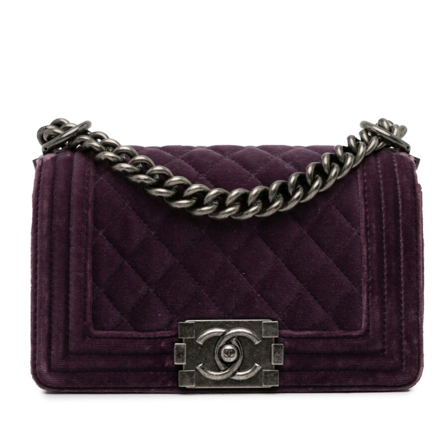 Chanel Small Velvet Boy Flap Bag | Studio Nafay