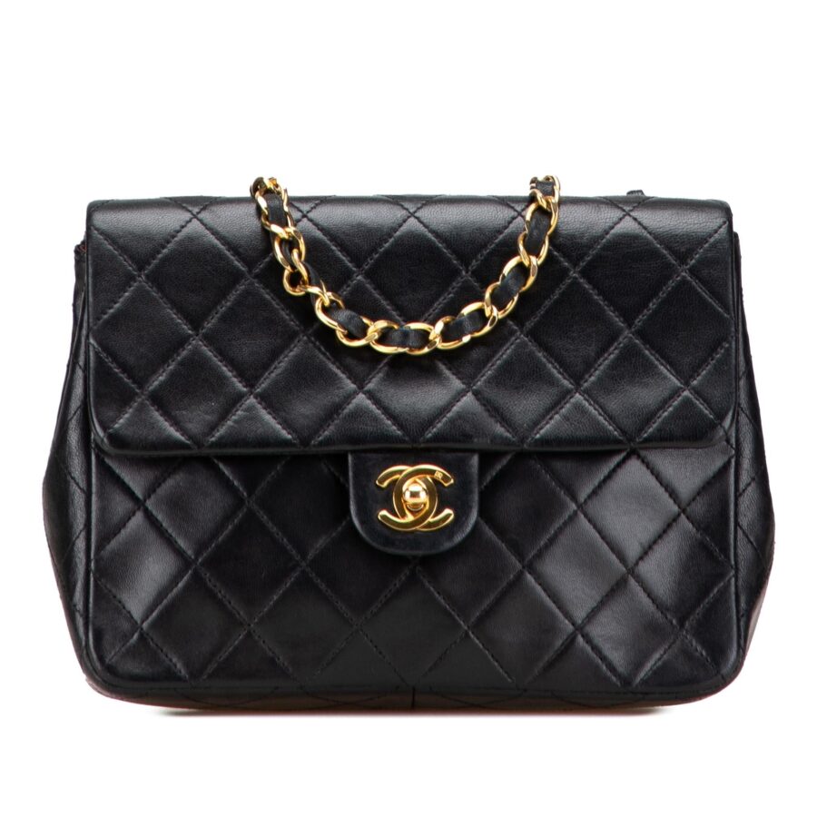 Chanel Square Quilted Lambskin Single Flap | Studio Nafay