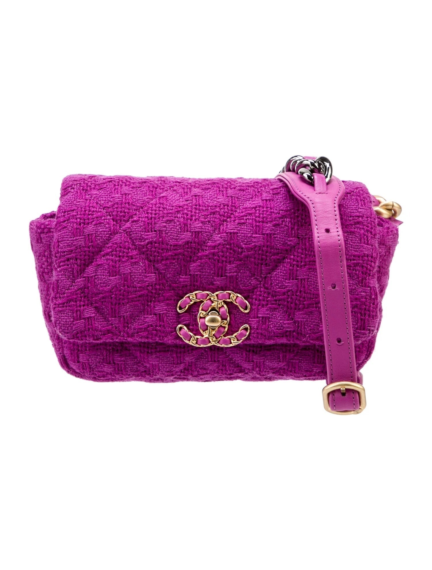 CHANEL 19 QUILTED TWEED BELT BAG - Product Image 2
