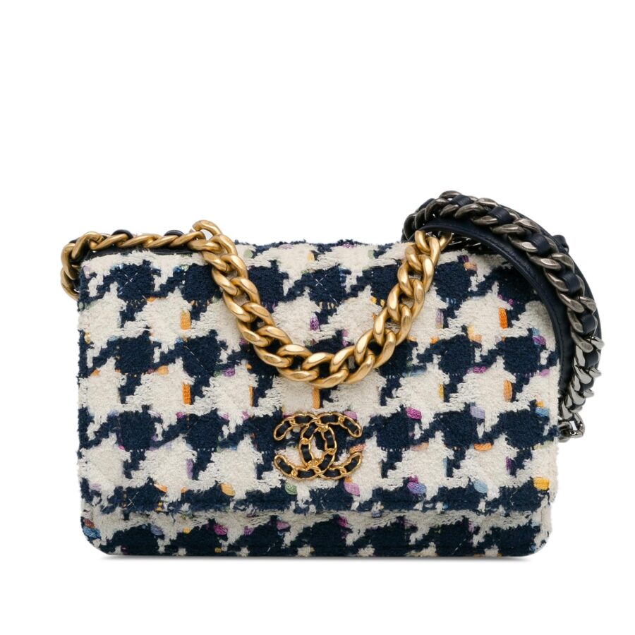Chanel Tweed 19 Wallet On Chain Crossbody | Studio Nafay