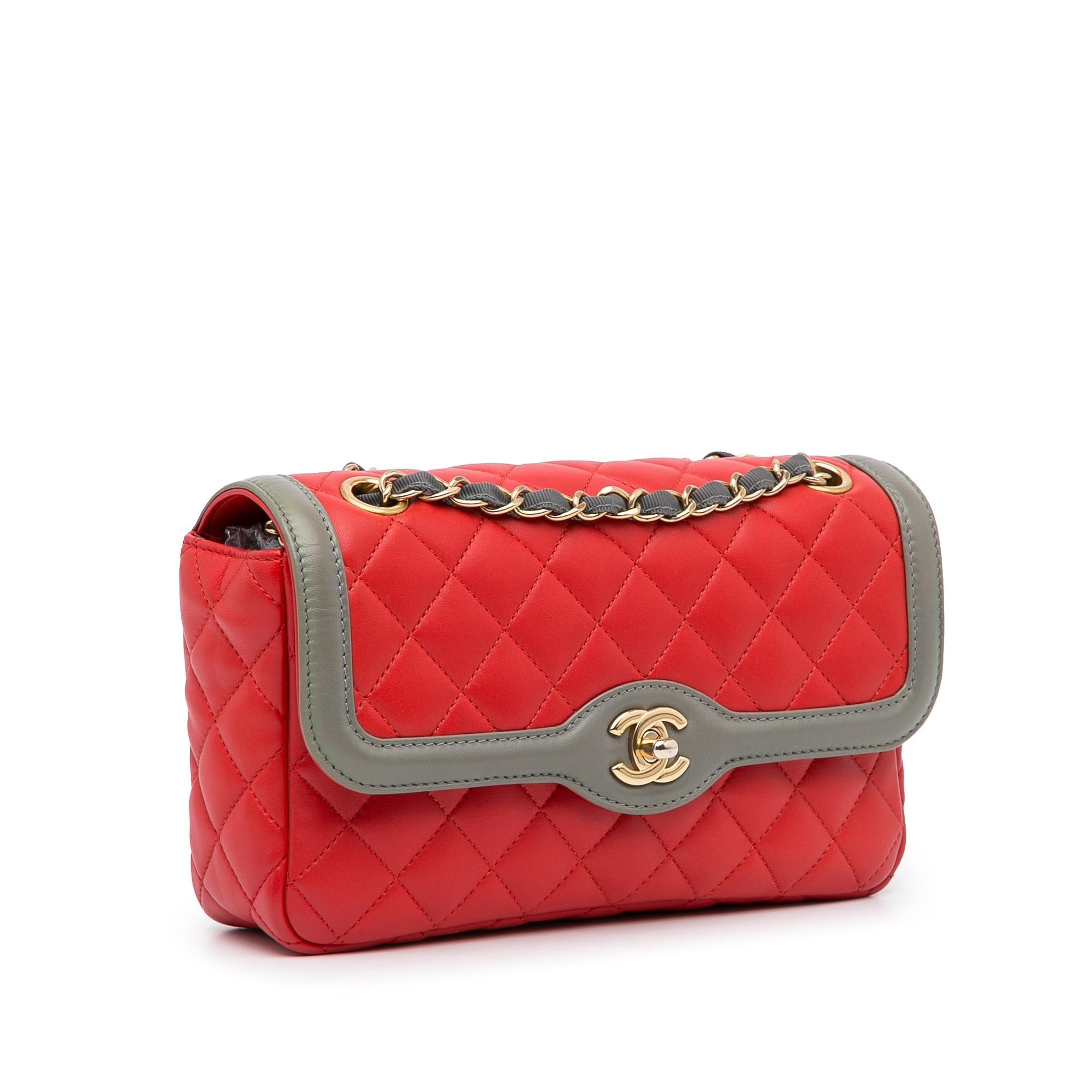 Chanel Two-Tone Day Flap Shoulder Bag