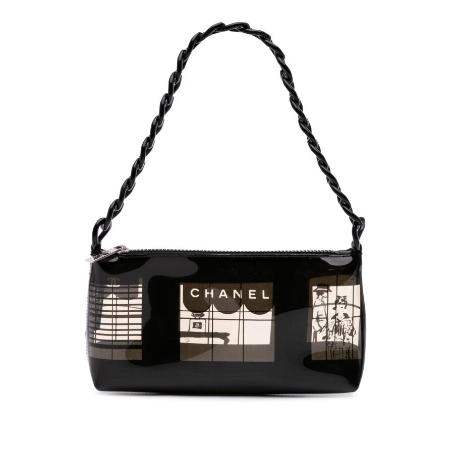 Chanel Vinyl Coco Window Pochette | Studio Nafay